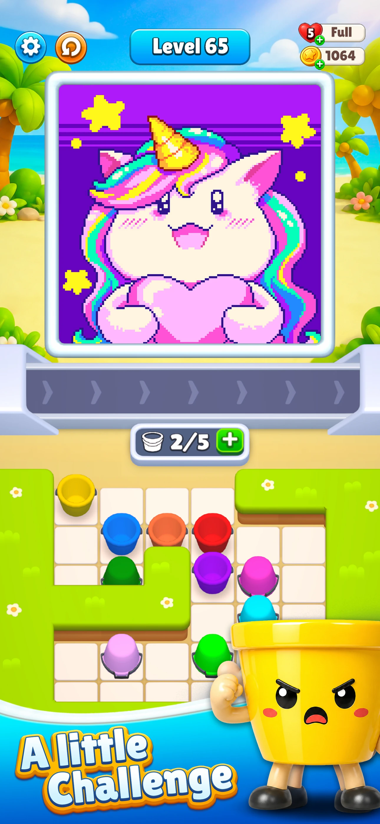 Sand Out Blitz gameplay screenshot 3 — sand physics puzzle level