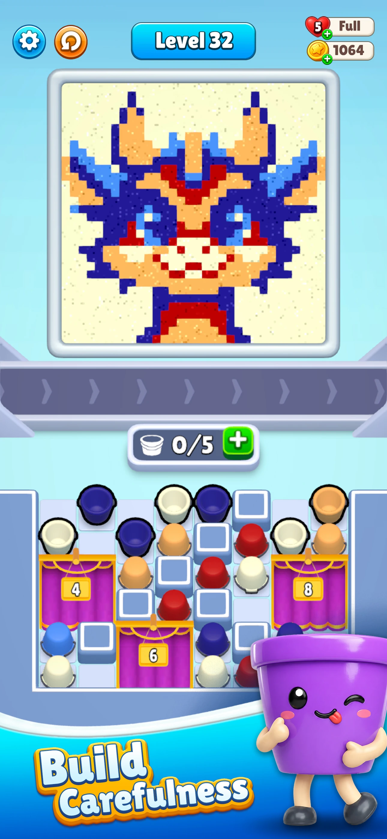 Sand Out Blitz gameplay screenshot 7 — sand physics puzzle level